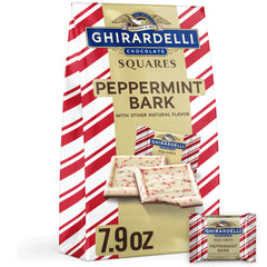 Peppermint Bark SQUARES Large Bags (Case of 12)