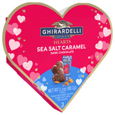 Dark Chocolate Caramel Hearts Gift Box