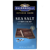 Intense Dark Sea Salt 60% Cacao Dark Chocolate Bar (Case of 12)