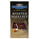 Intense Dark Roasted Hazelnut Dark Chocolate Bar (Case of 12)