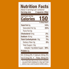 Milk Chocolate Caramel SQUARES Medium Bag (Case of 6)