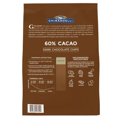 60% Cacao Chocolate Chips 5lb Bag