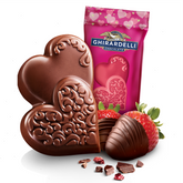 Milk Chocolate Covered Strawberry Hearts Case Pack (500 ct)