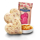 White Chocolate Creme Brulee Hearts Case Pack (500 ct)