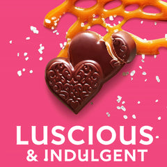 Dark Chocolate Sea Salt Caramel Hearts Case Pack (500 ct)