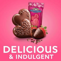 Milk Chocolate Covered Strawberry Hearts Case Pack (500 ct)