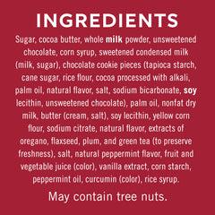 Assorted Holiday Chocolate SQUARES Large Bag (Case of 12)