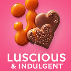 Milk Chocolate Caramel Hearts Gift Box