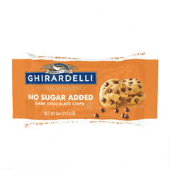 Ghirardelli No Sugar Added Dark Chocolate Chips (Case of 12)