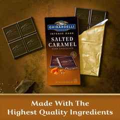 Intense Dark Salted Caramel Dark Chocolate Bar (Case of 12)