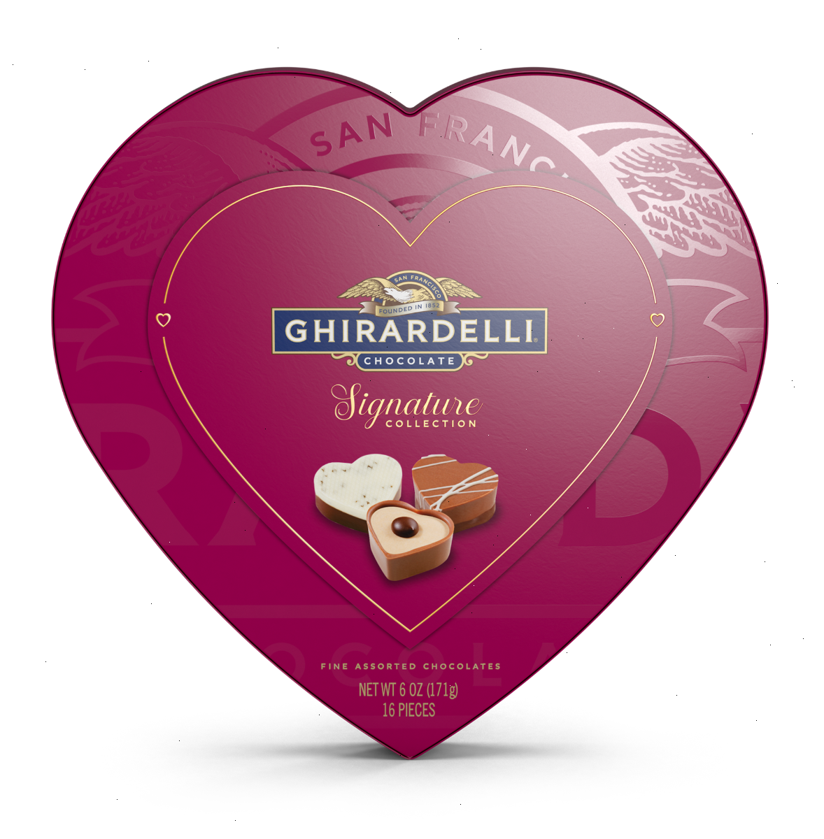 Valentine's Signature Praline Heart Gift Box