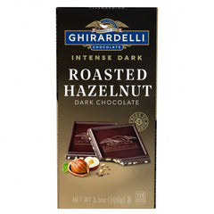 Intense Dark Roasted Hazelnut Dark Chocolate Bar (Case of 12)
