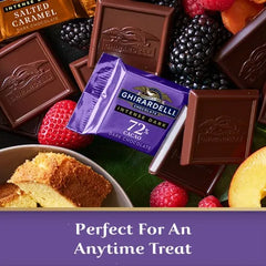Intense Dark 72% Cacao Dark Chocolate Squares Case Pack (540 ct)