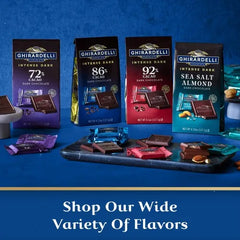 Intense Dark 86% Cacao Dark Chocolate Squares Case Pack (540 ct)