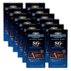 Intense Dark 86% Cacao Dark Chocolate Bar (Case of 12)