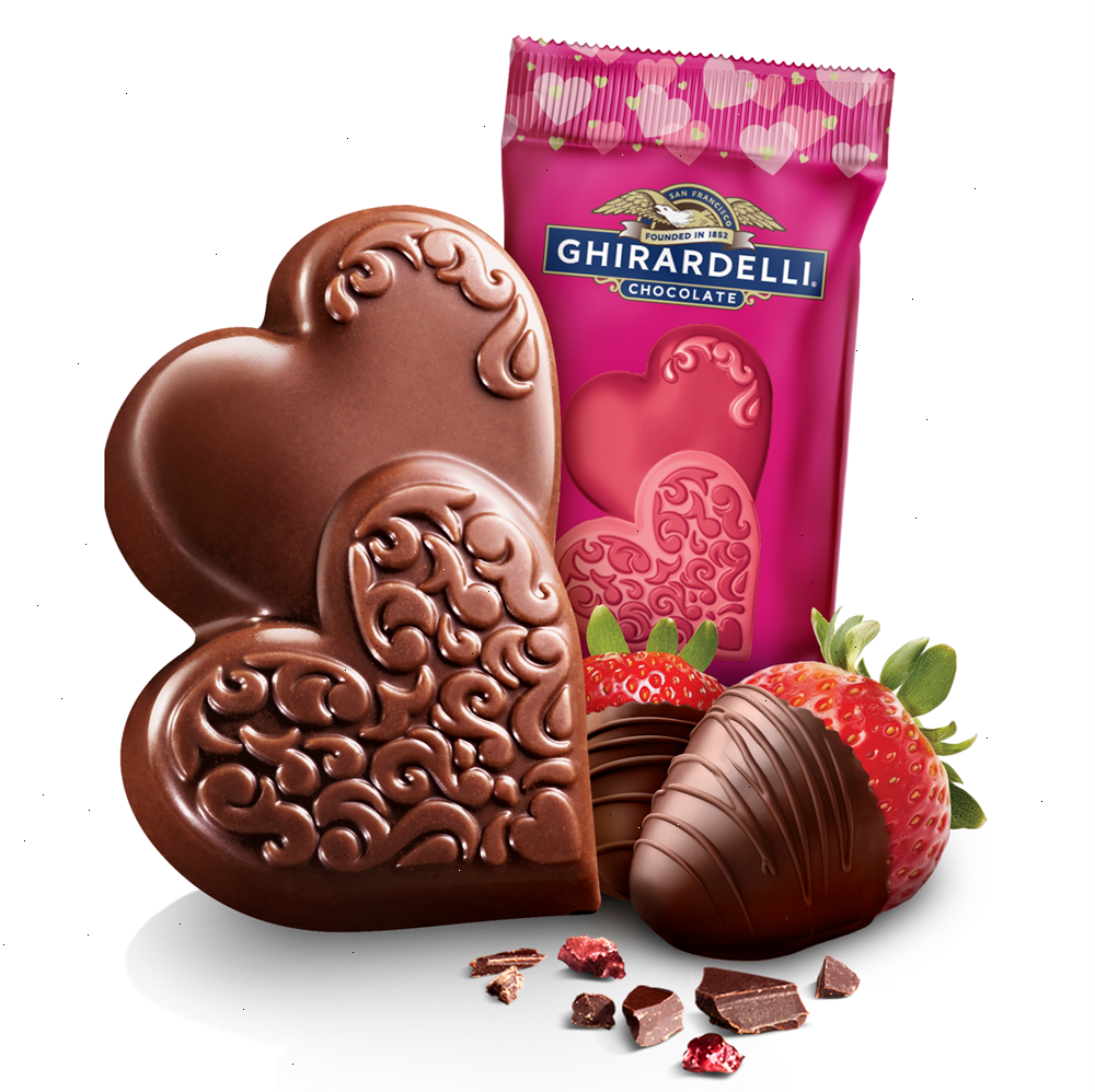 Milk Chocolate Covered Strawberry Hearts Case Pack (500 ct)