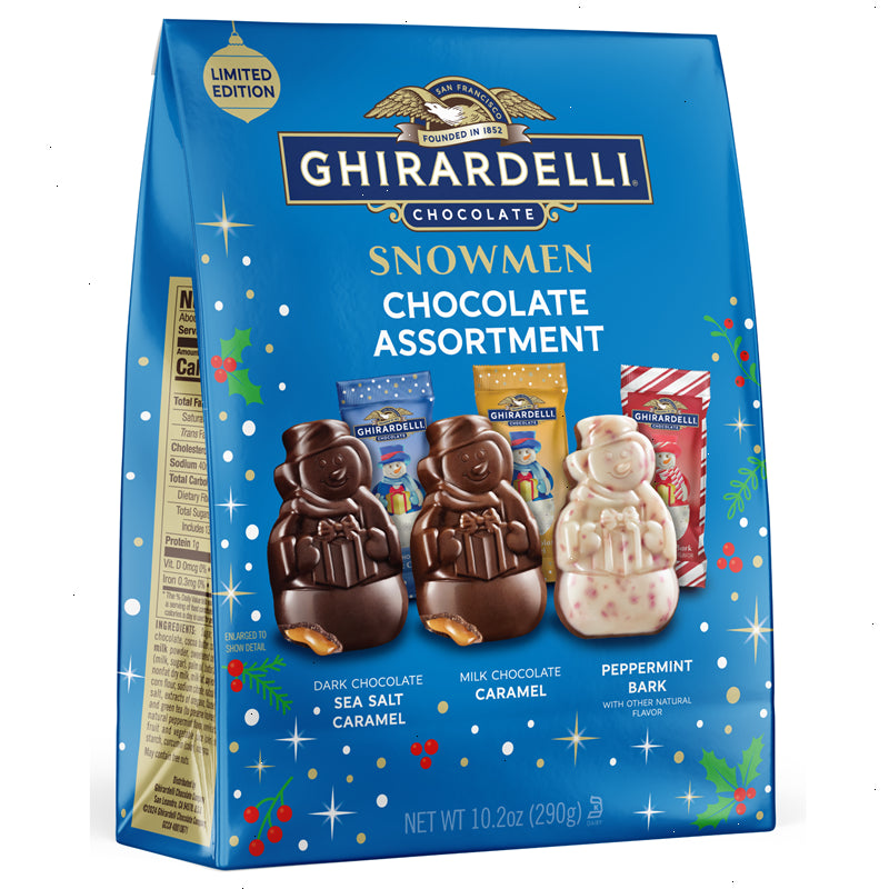 Assorted Chocolate Snowmen Extra Large Bag (Case of 6)